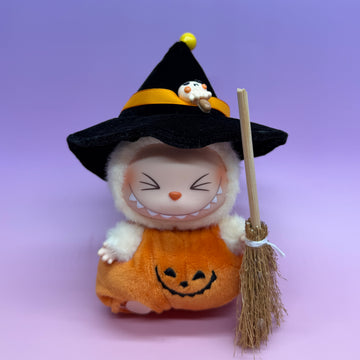 Labubu Clothes Halloween Pumpkin Outfit