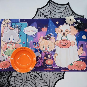 Pet Spooky Feast Pet Mat