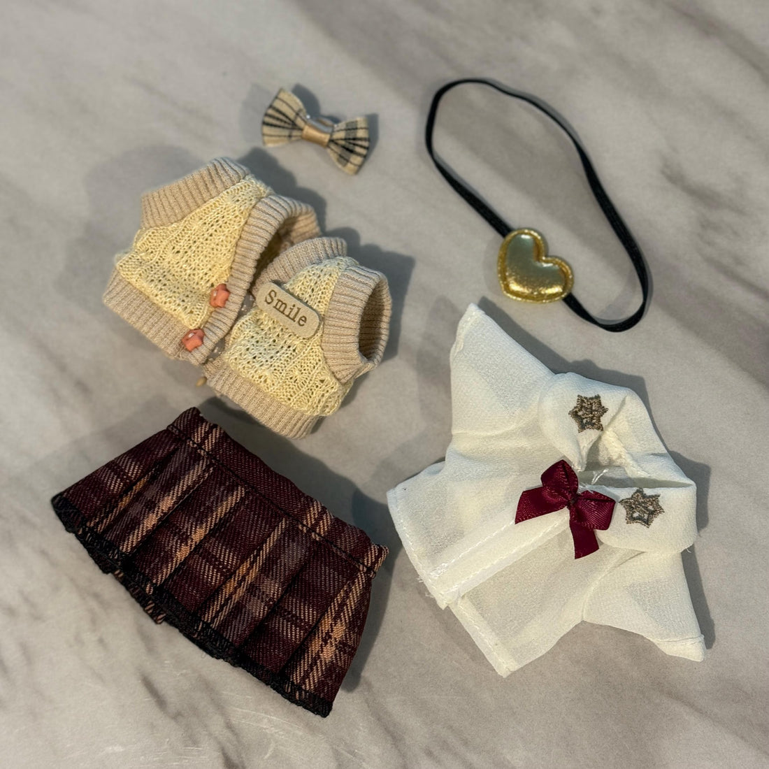 Labubu Clothes Winter Uniform