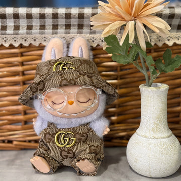 Labubu Clothes Beige Luxe Fit