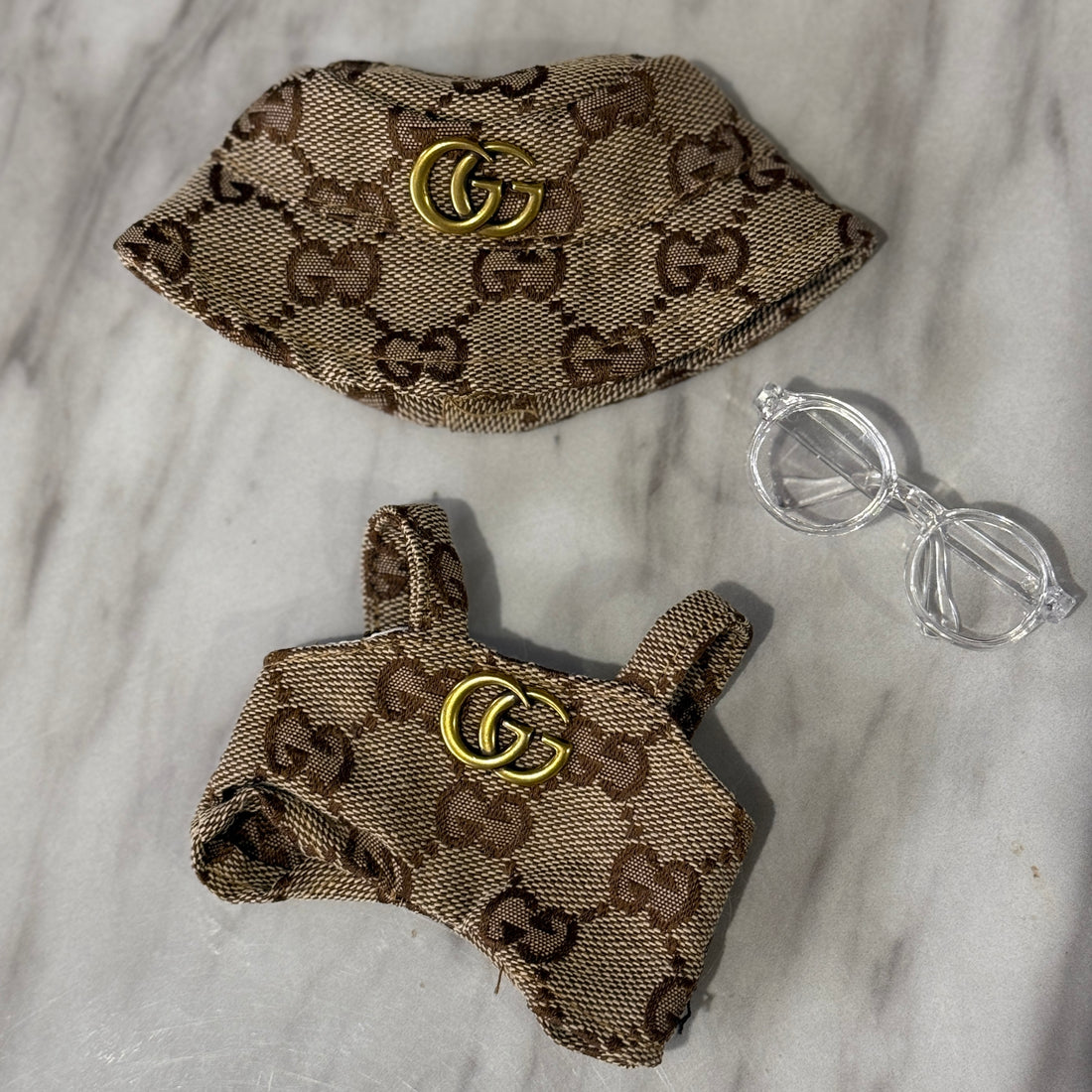 Labubu Clothes Beige Luxe Fit