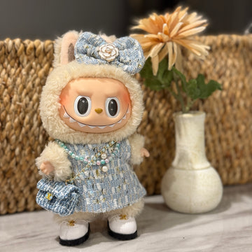 Labubu Clothes Blue City Girl