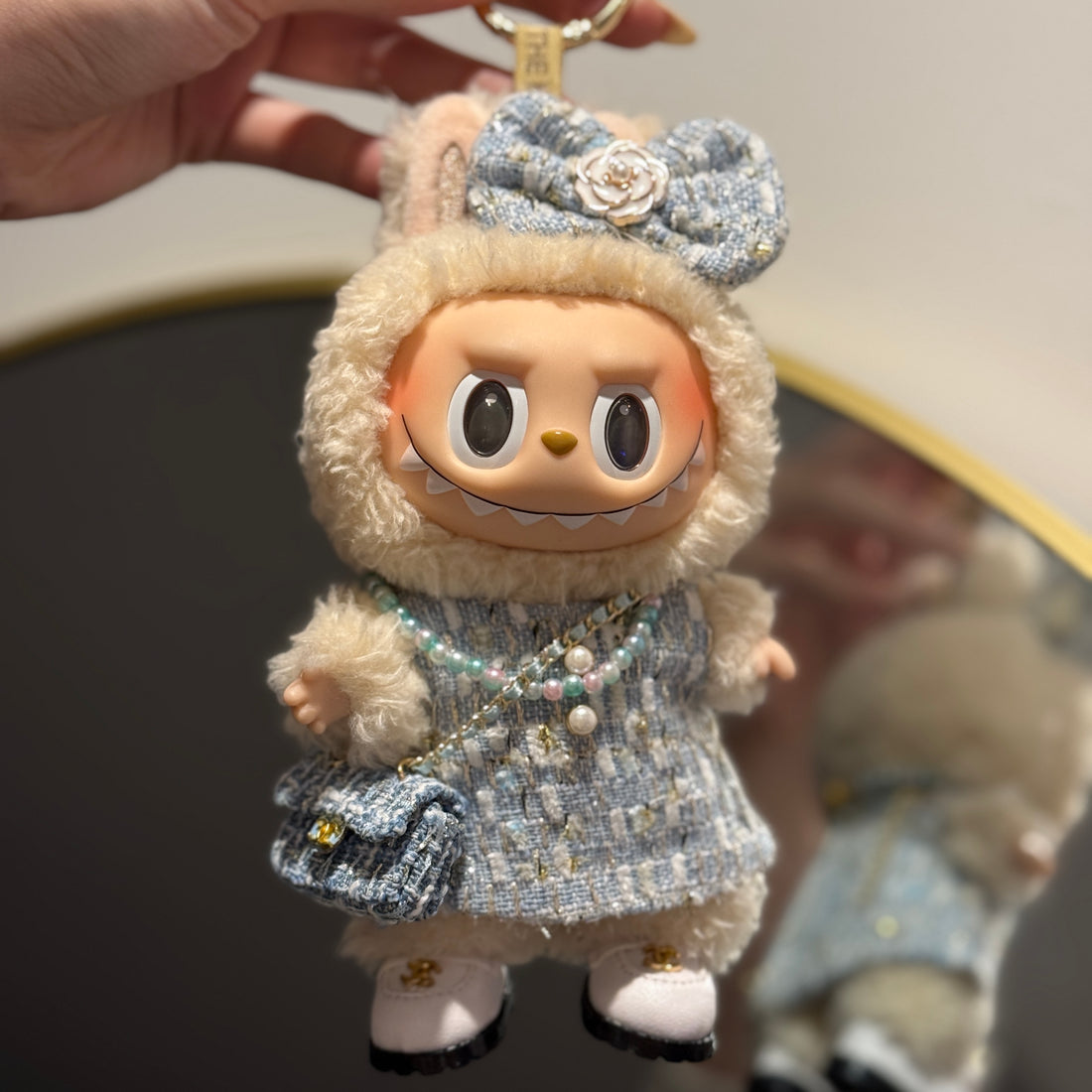 Labubu Clothes Blue City Girl