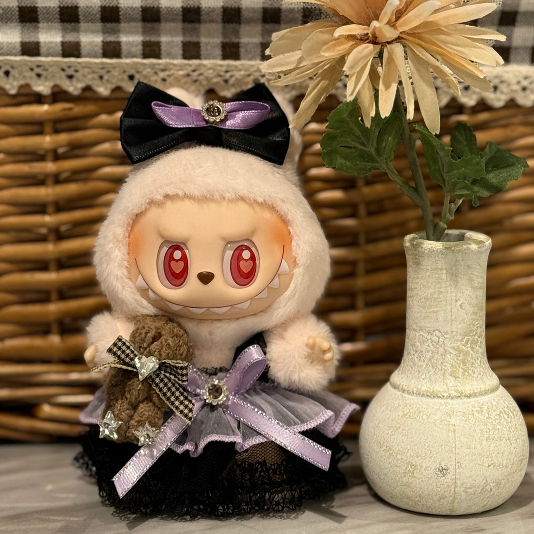 Labubu Clothes Lace Dress