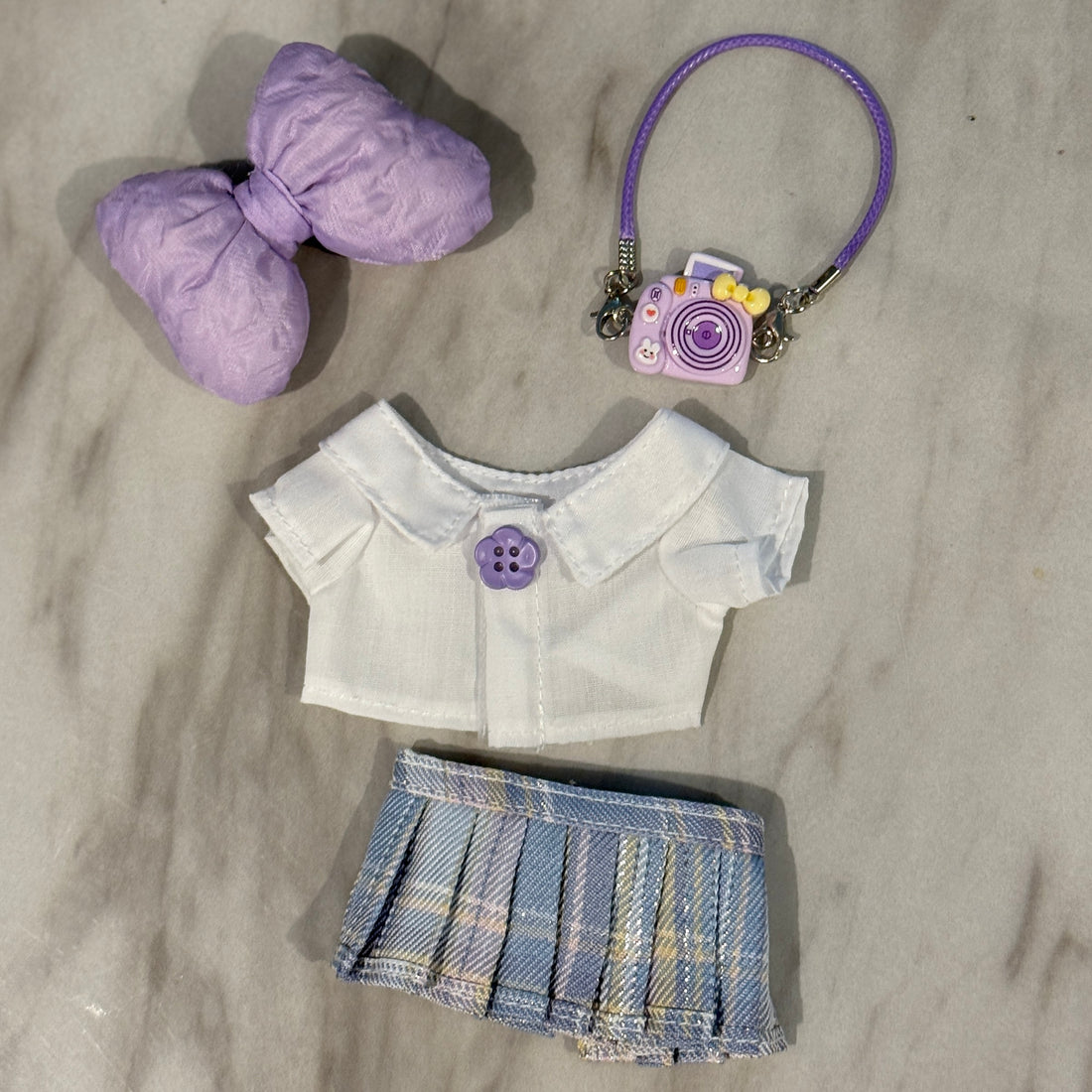 Labubu Clothes Little Lavender