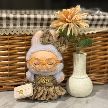 Labubu Clothes Beige Miss. Luxe