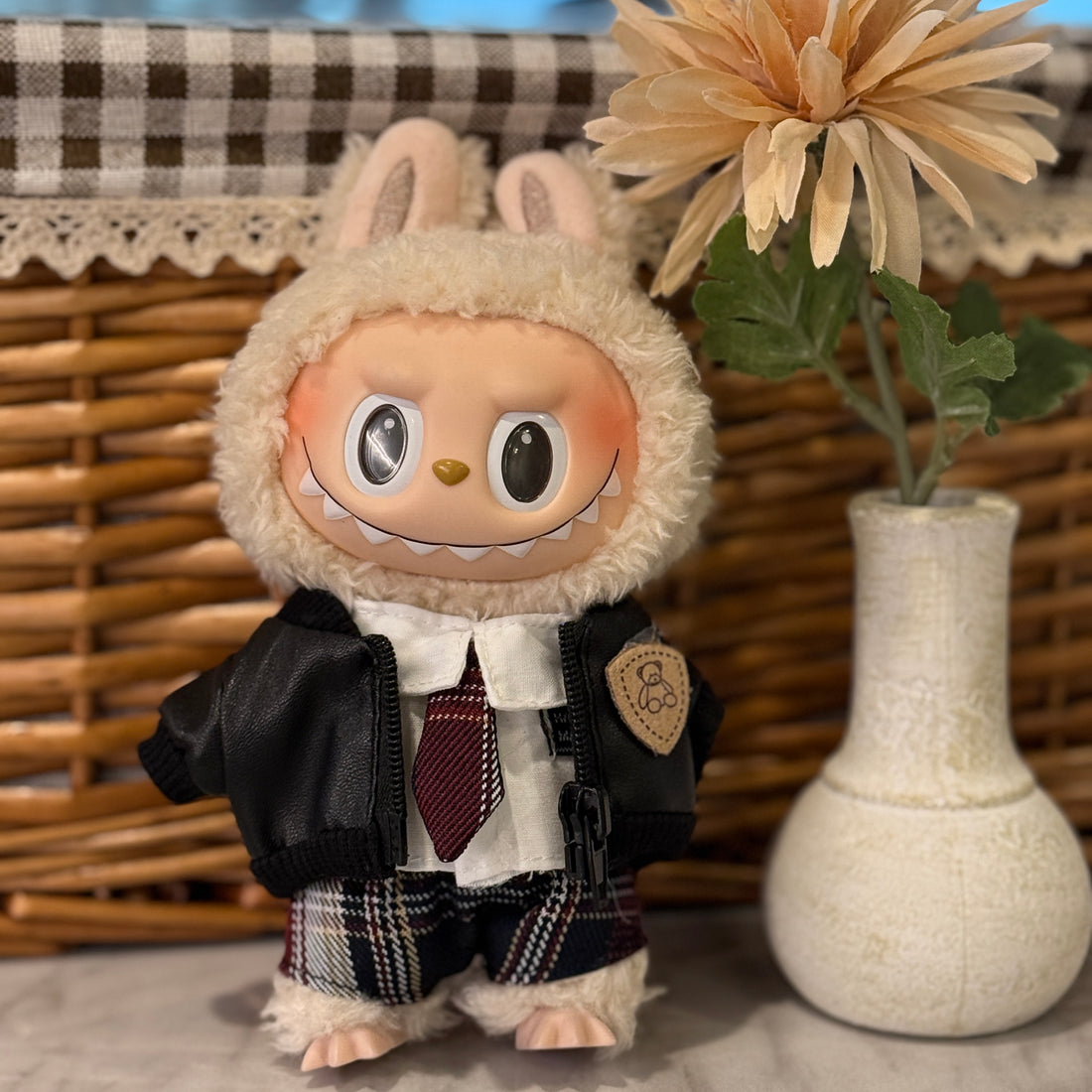 Labubu Clothes School Uniform Set