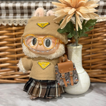 Labubu Clothes Beige Cozy Luxe