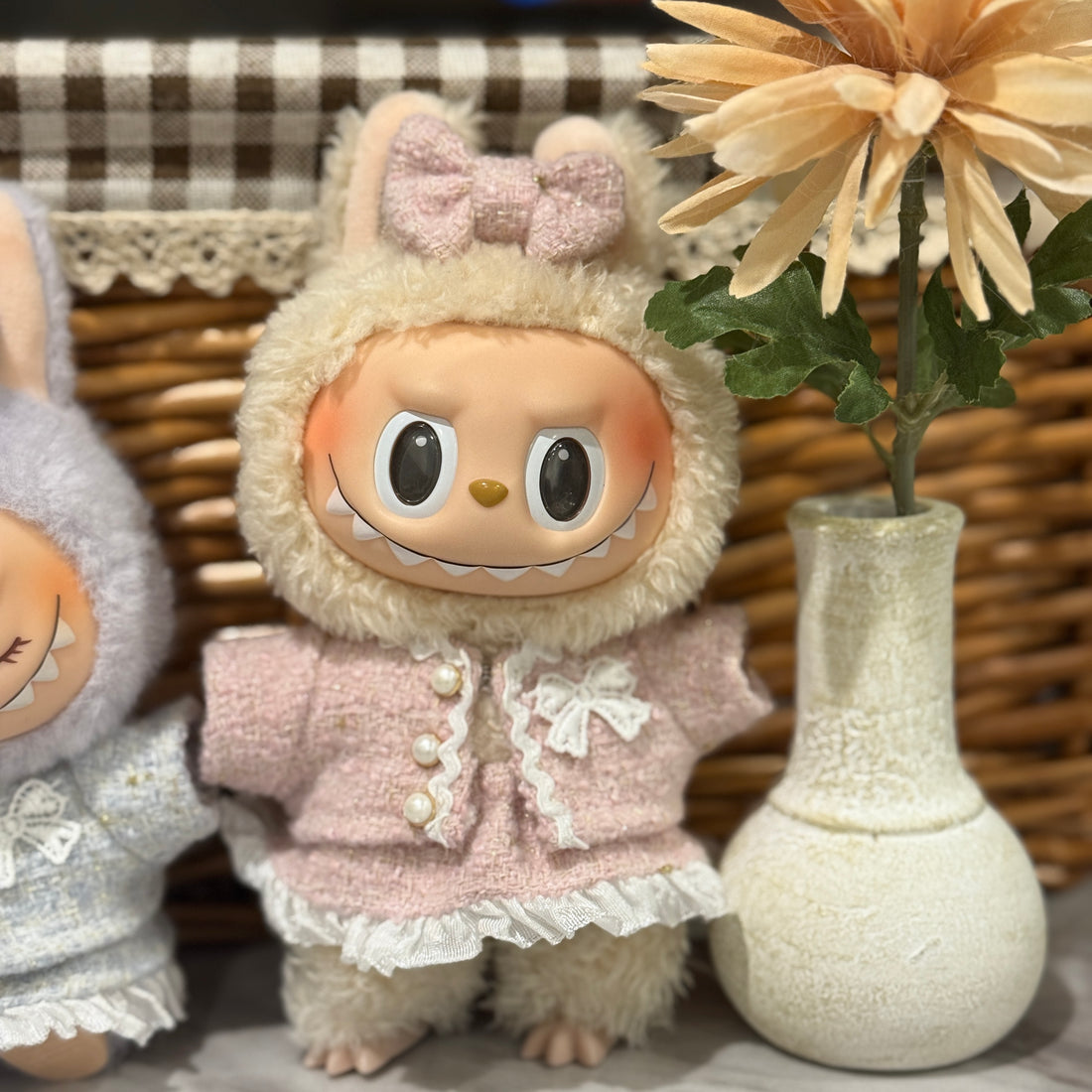 Labubu Clothes Tweed Dress