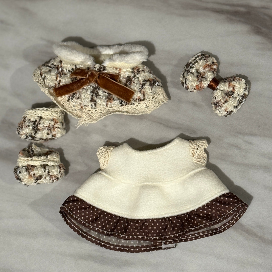 Labubu Clothes Cozy Country Dress