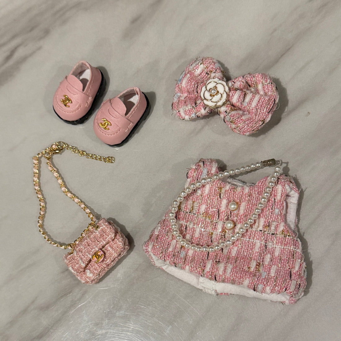 Labubu Clothes Pink City Girl