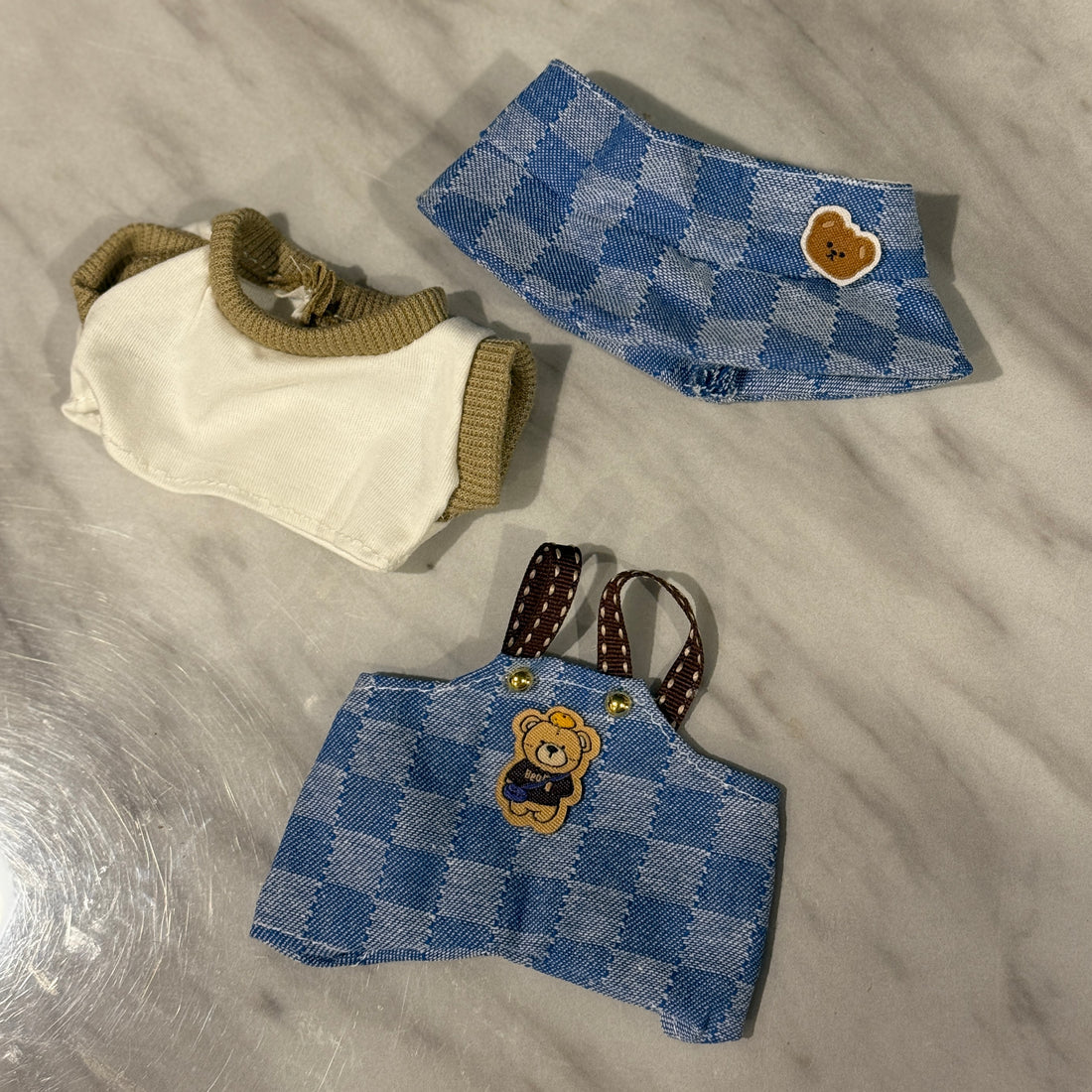 Labubu Clothes Denim Overalls