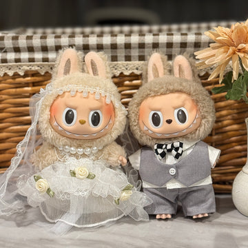 Labubu Clothes Wedding Set