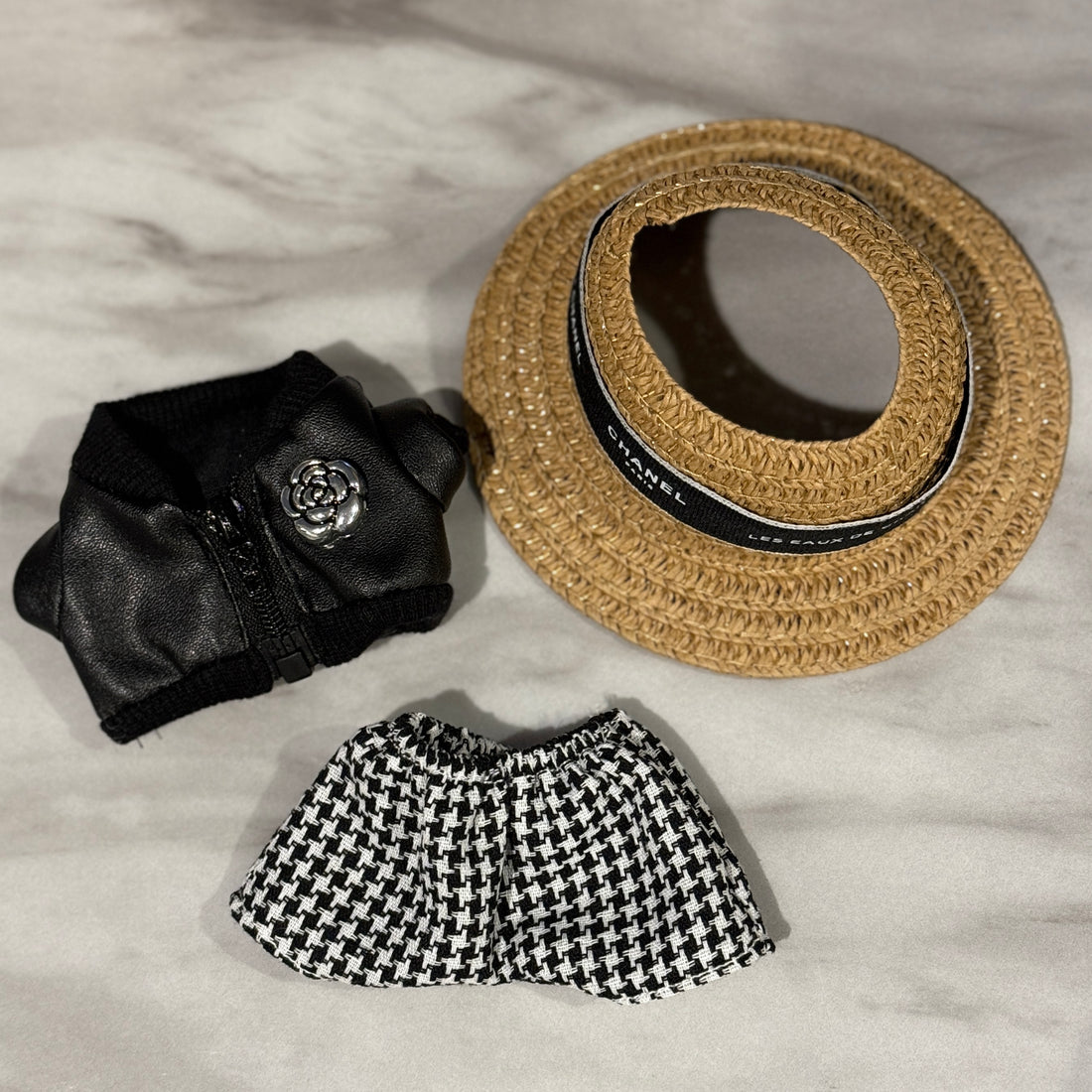 Labubu Clothes Leather outfit