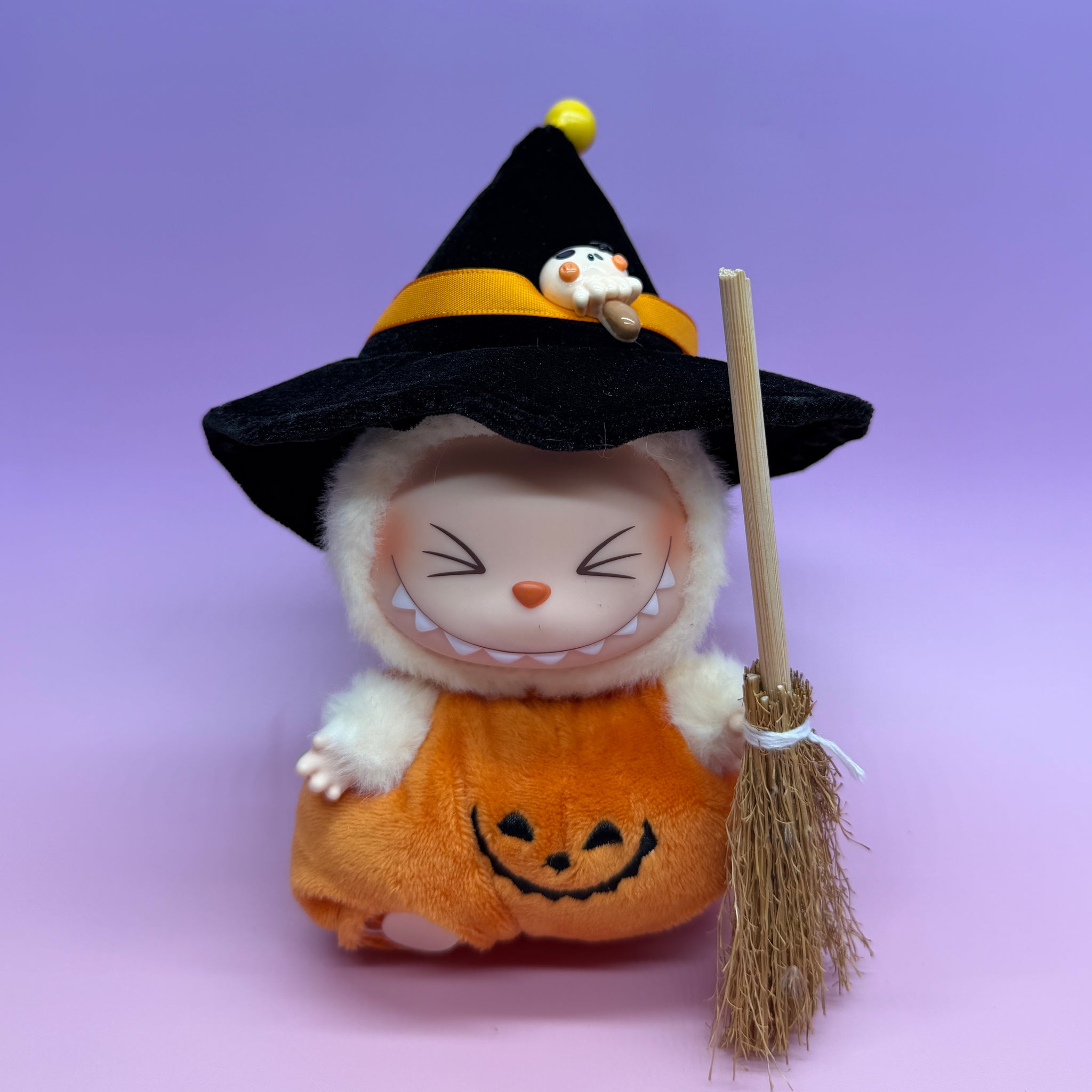 Labubu Clothes Halloween Pumpkin Outfit
