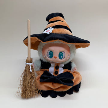 Labubu Clothes Halloween Pumkin Girl Outfit