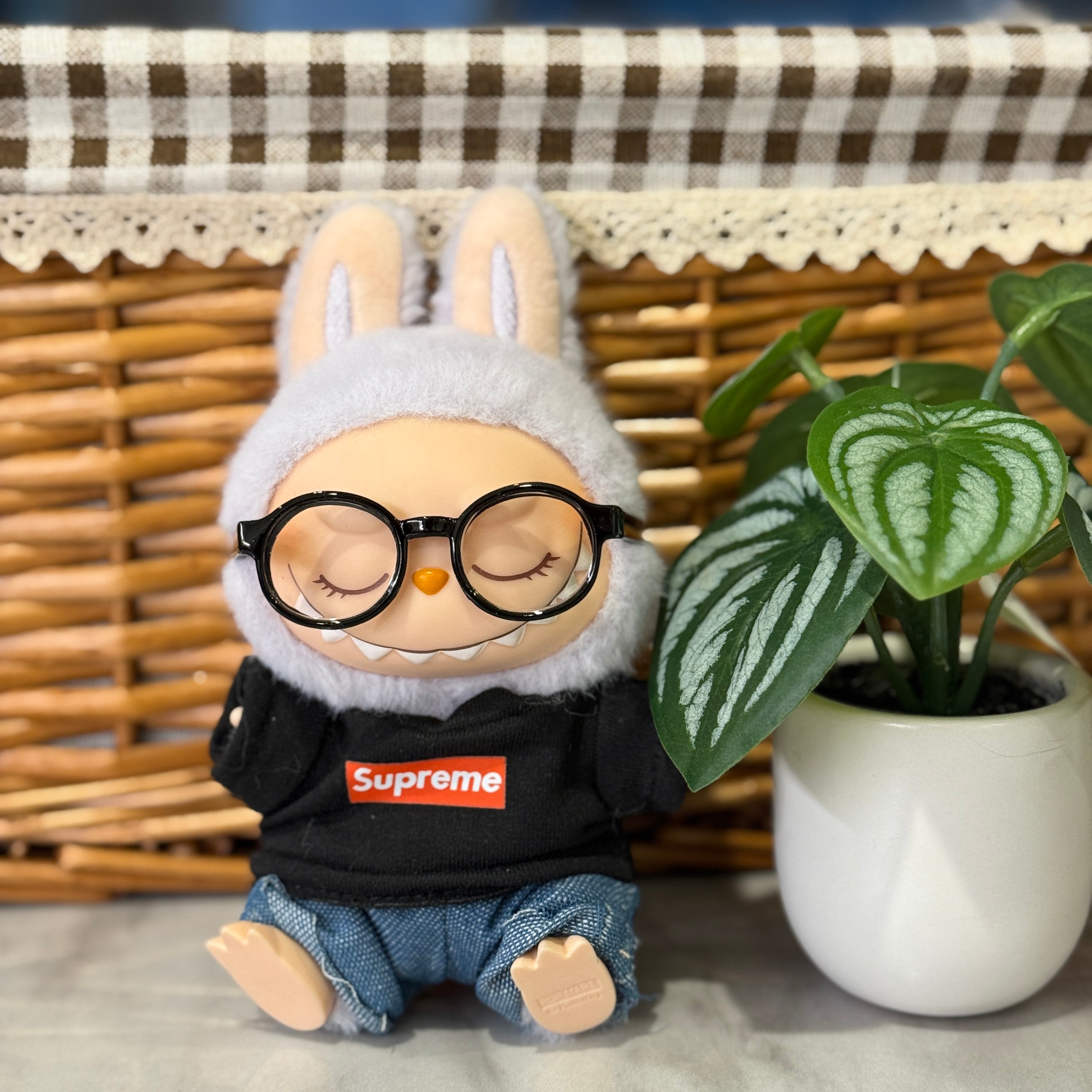 Labubos Clothes Labubu Clothes Black BOGO tee