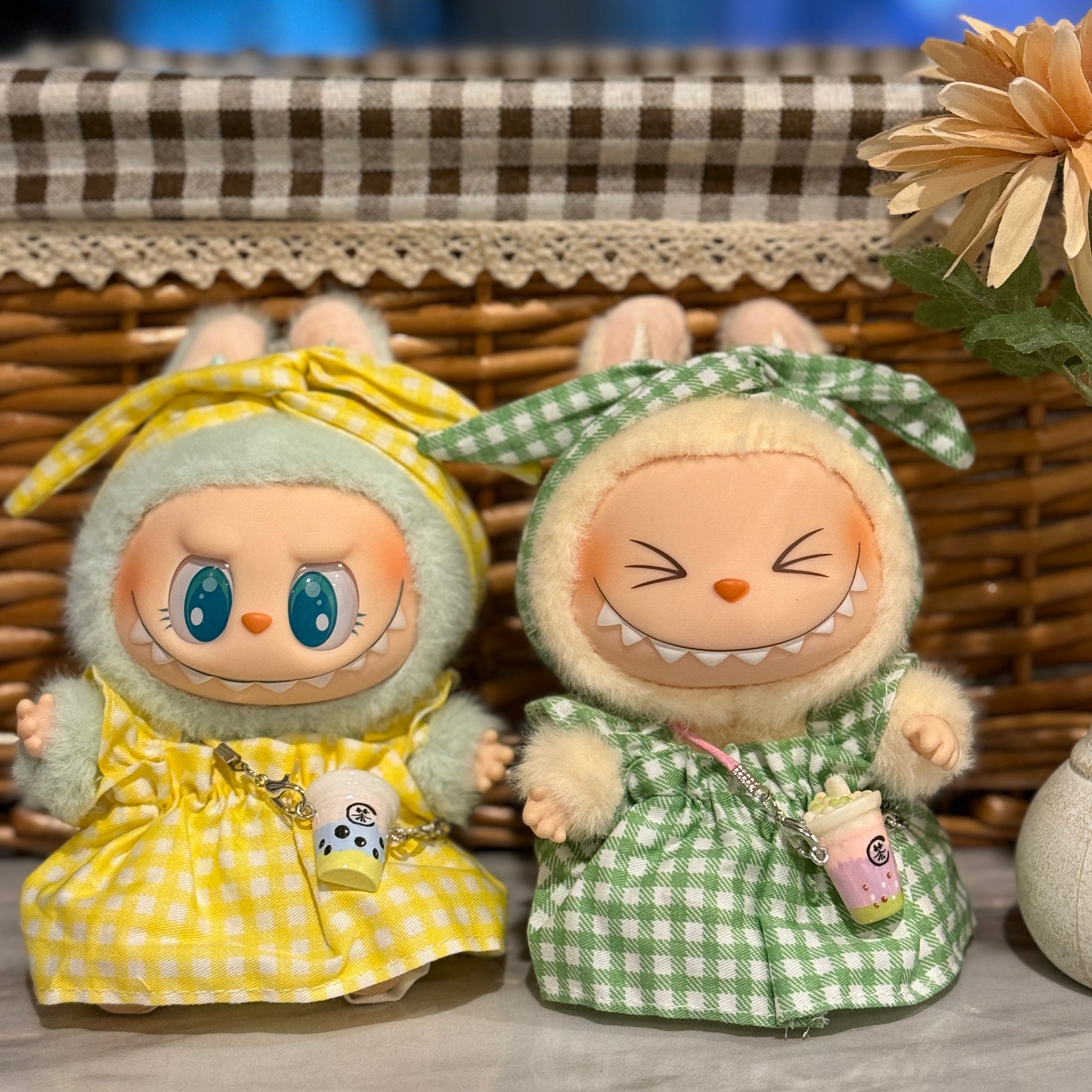 Labubu Clothes Boba Girls