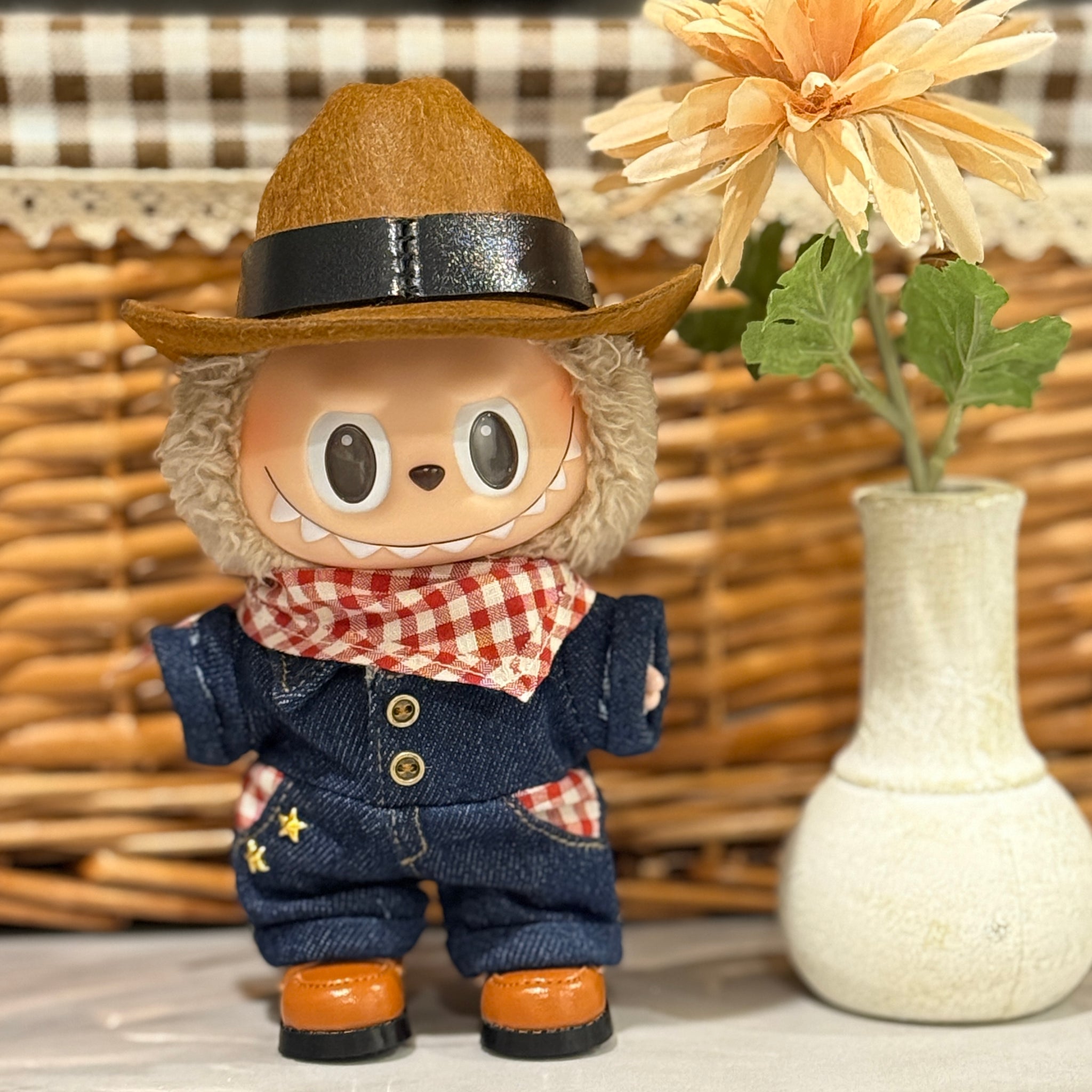 Labubu Clothes Cowboy Outfit