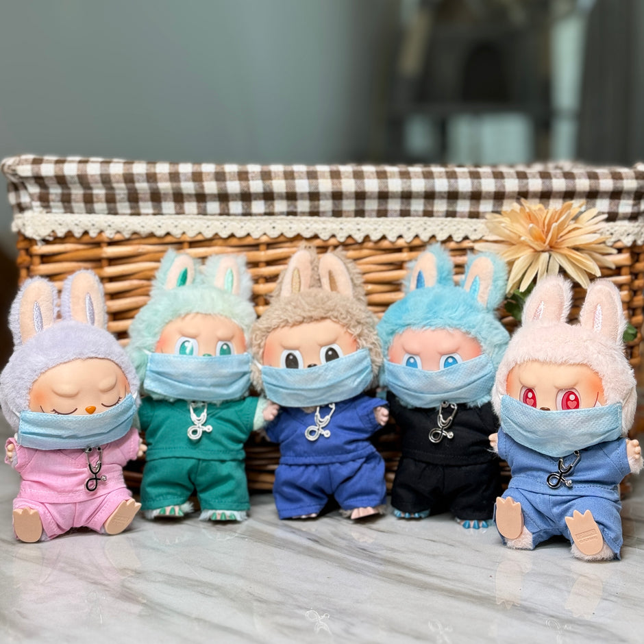 Clothing for Labubu Figurine. Handmade, Stylish and Cute Designs