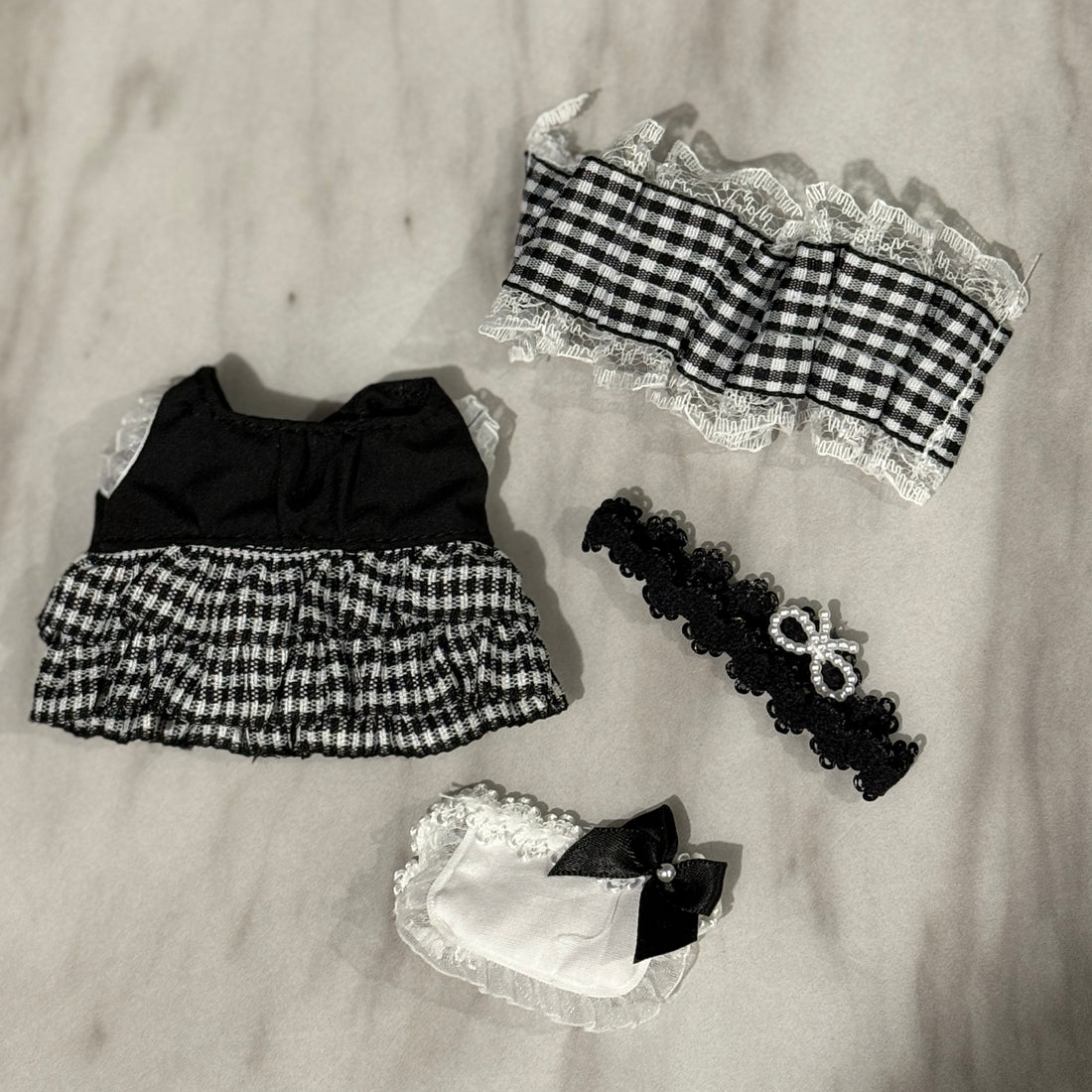 Labubu Clothes Maid Outfit