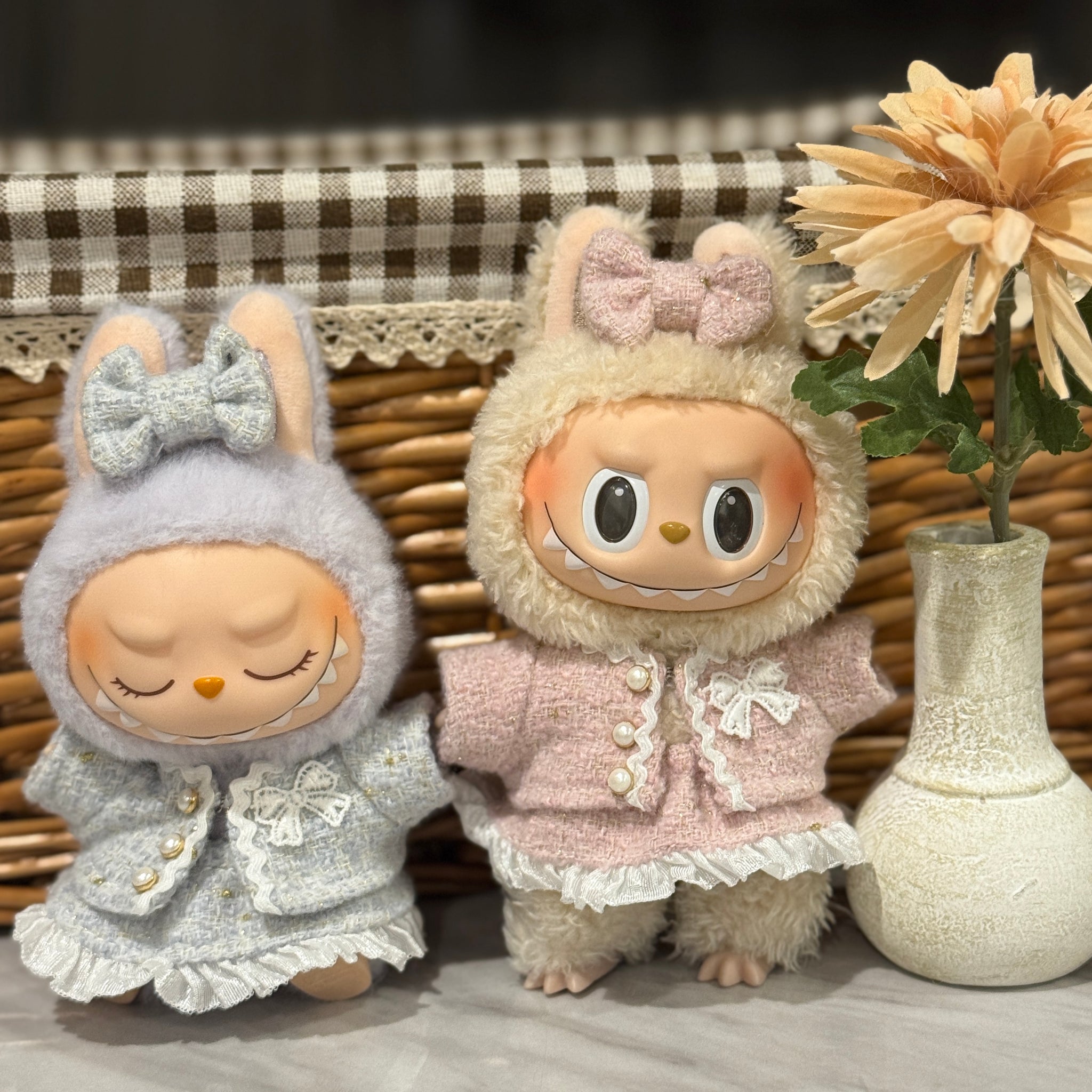 Labubu Clothes Tweed Dress