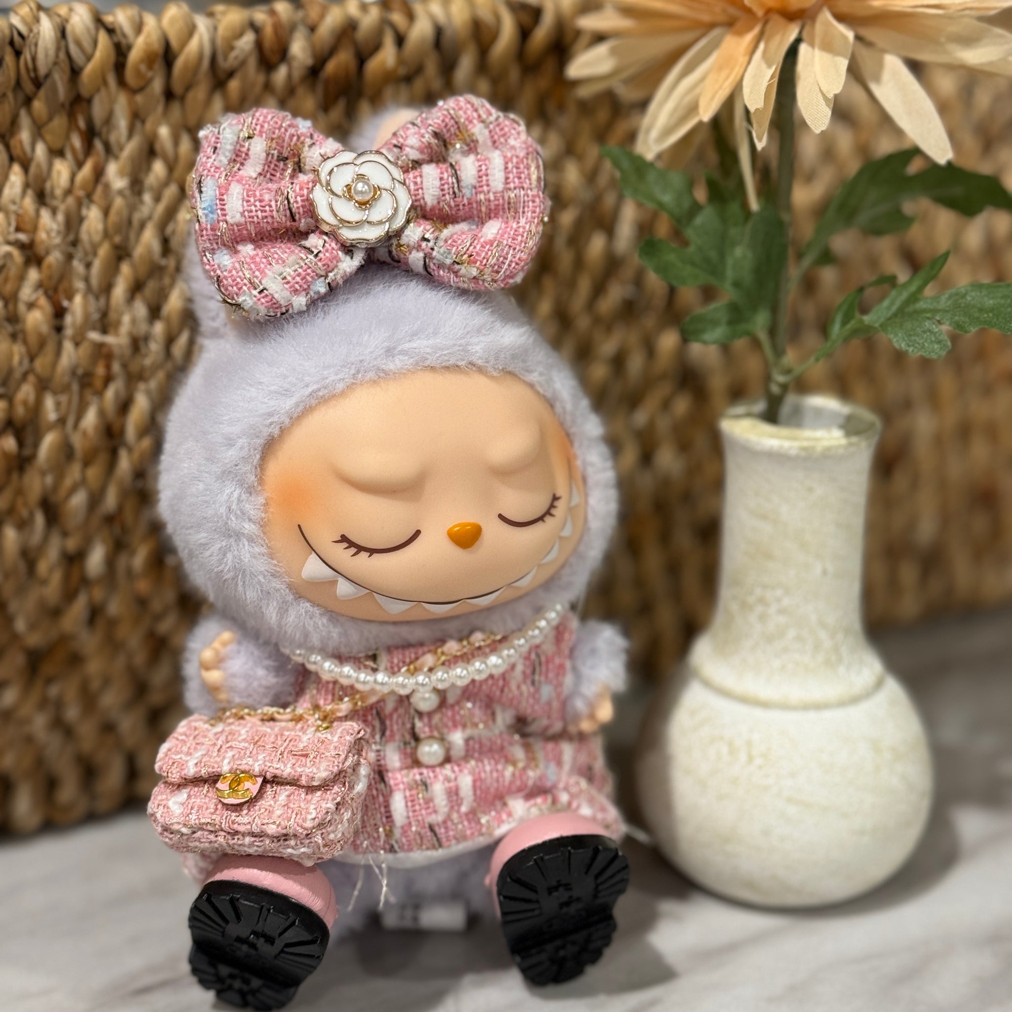 Labubu Clothes Pink City Girl