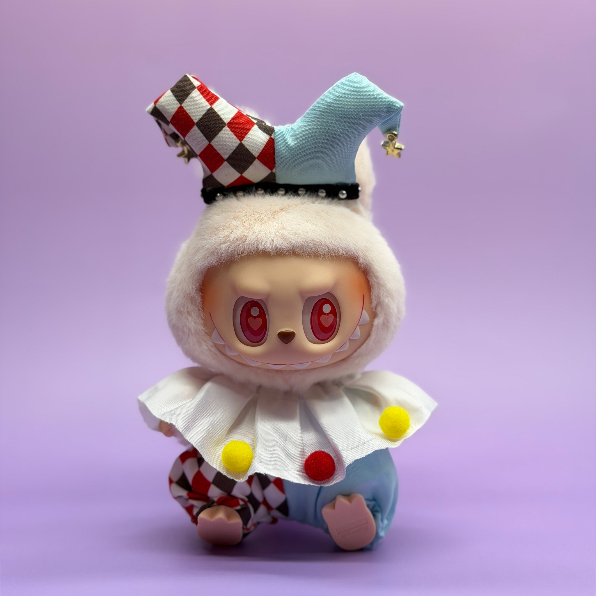 Labubu Clothes Halloween Clown Outfit