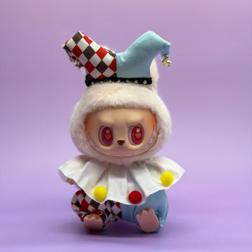 Labubu Clothes Halloween Clown Outfit